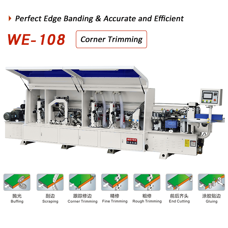 WE108 automatisk kantbandsmaskin