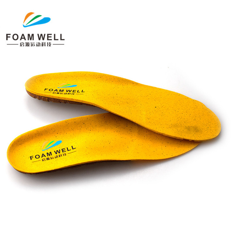 Proffs Egen vattensäker Foot Pad Cork Arch Heel Support Shoes sulor