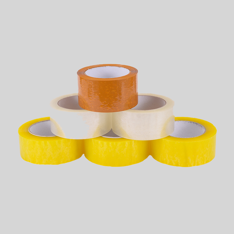 Bopp-förpackning förseglar gult transparent tejp med hög viskositet