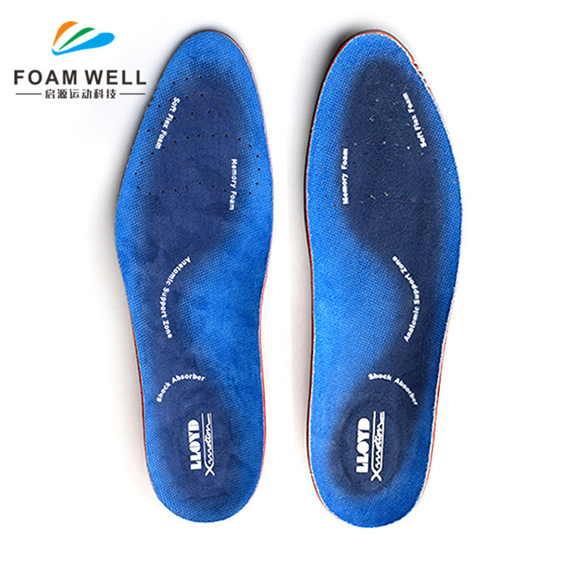Hög kvalitet Anpassning av Shock Absorption Eva Arch Support Flat Feet Orthopadic Insoles