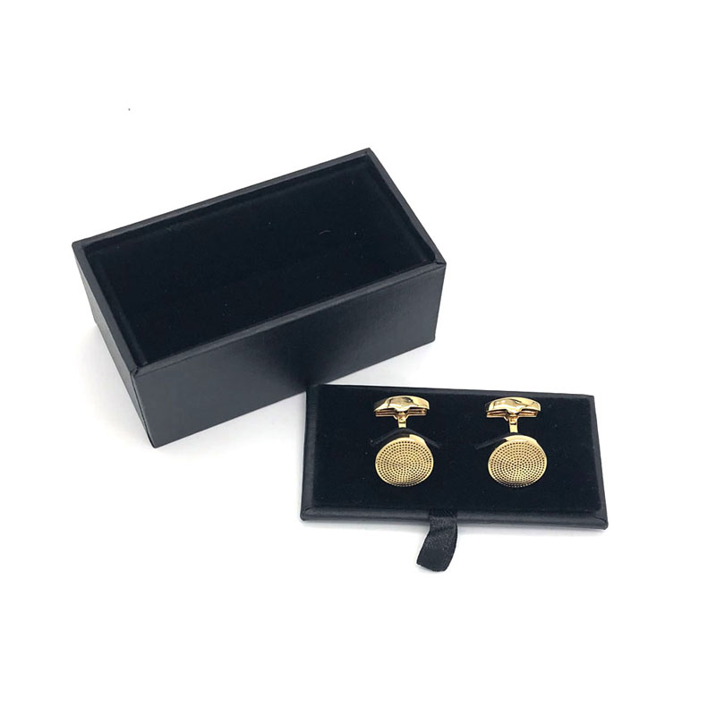 Custom Logo Printed Cufflink Smyckeskartong