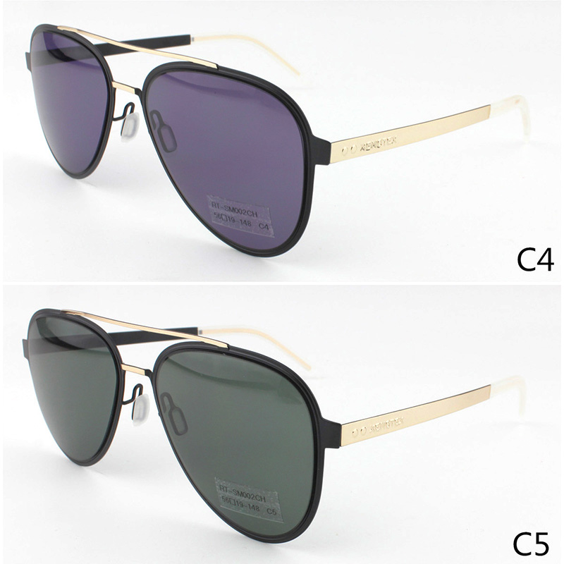 RT-SM002YY 56-19-148 Solglasögon Material: Metal & Polarized / Nylon lens