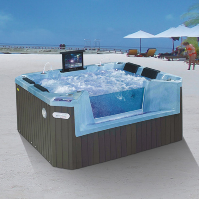 4 person med utomhusbruk på spa-tv, sexig massage batuth- layout, akryl-hörnbad