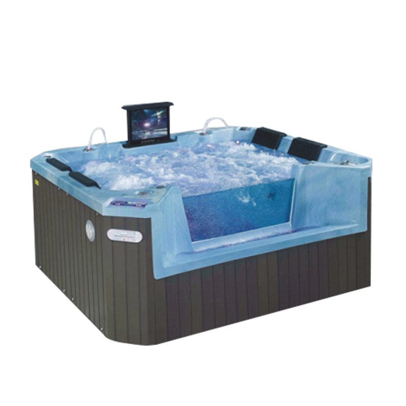4 person med utomhusbruk på spa-tv, sexig massage batuth- layout, akryl-hörnbad