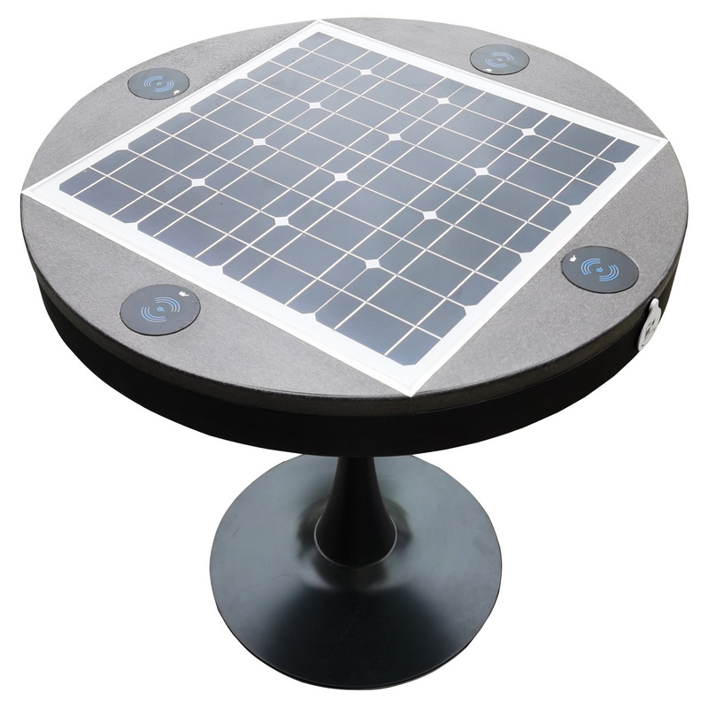 Trådlös Charger Smart Wifi Multifunktion Hög Kvalitet Yttre Solbord