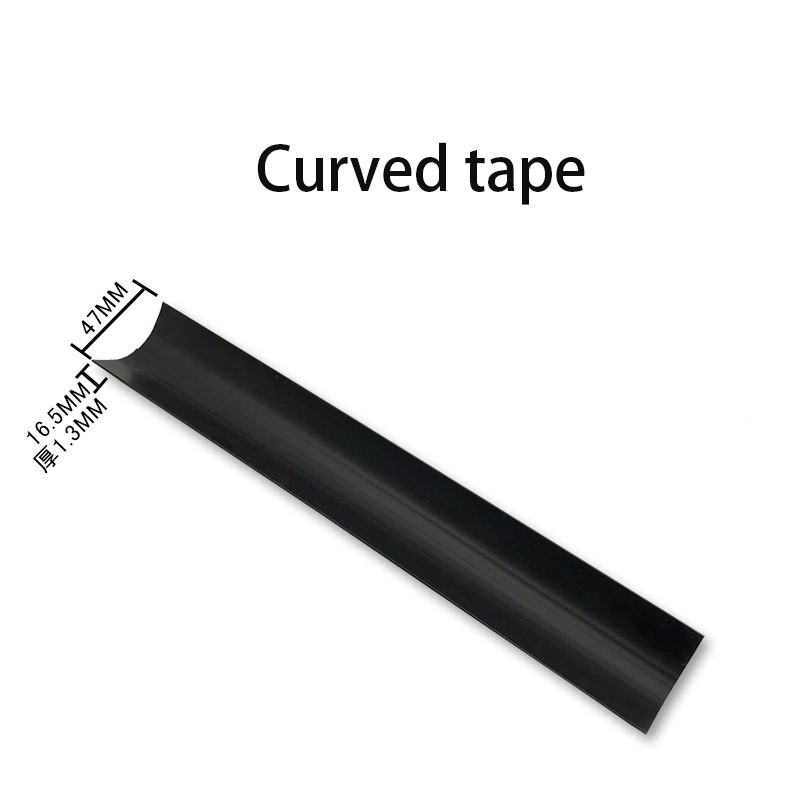 skräddarsydda strängsprutade plastprofiler av plastkanal C PVC-krökta kanter plastkanter