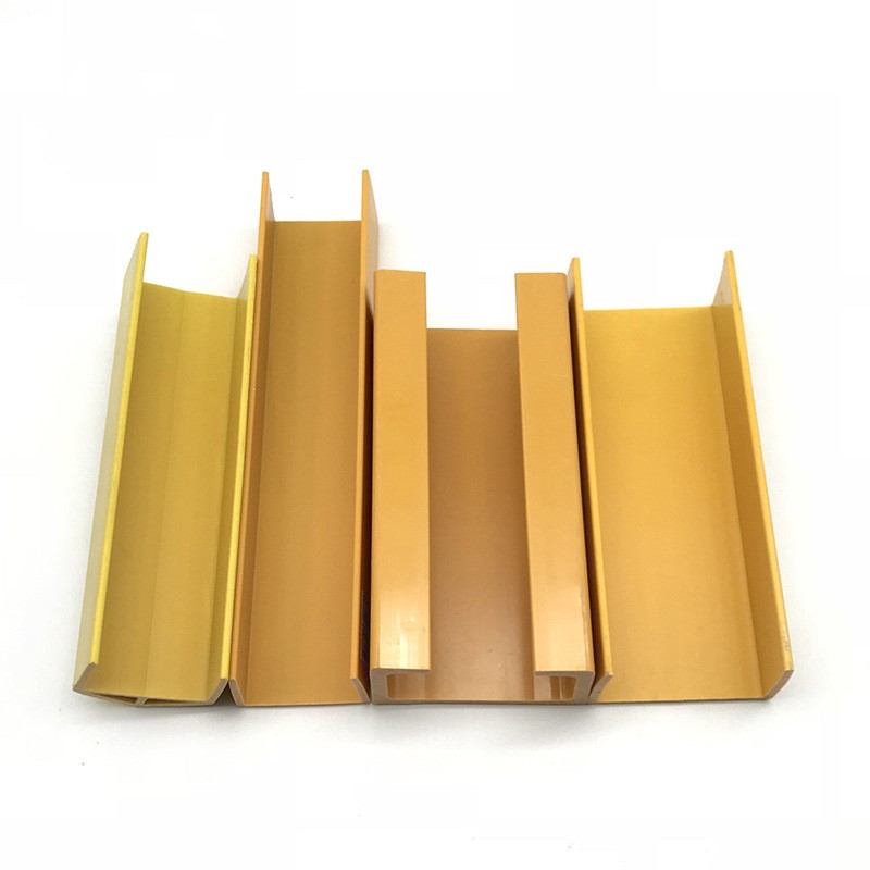 Anpassad Multi Olika U-former Kanal ABS UPVC PP PE PVC Plast Extruderingsprofiler för maskinskyddsdekoration