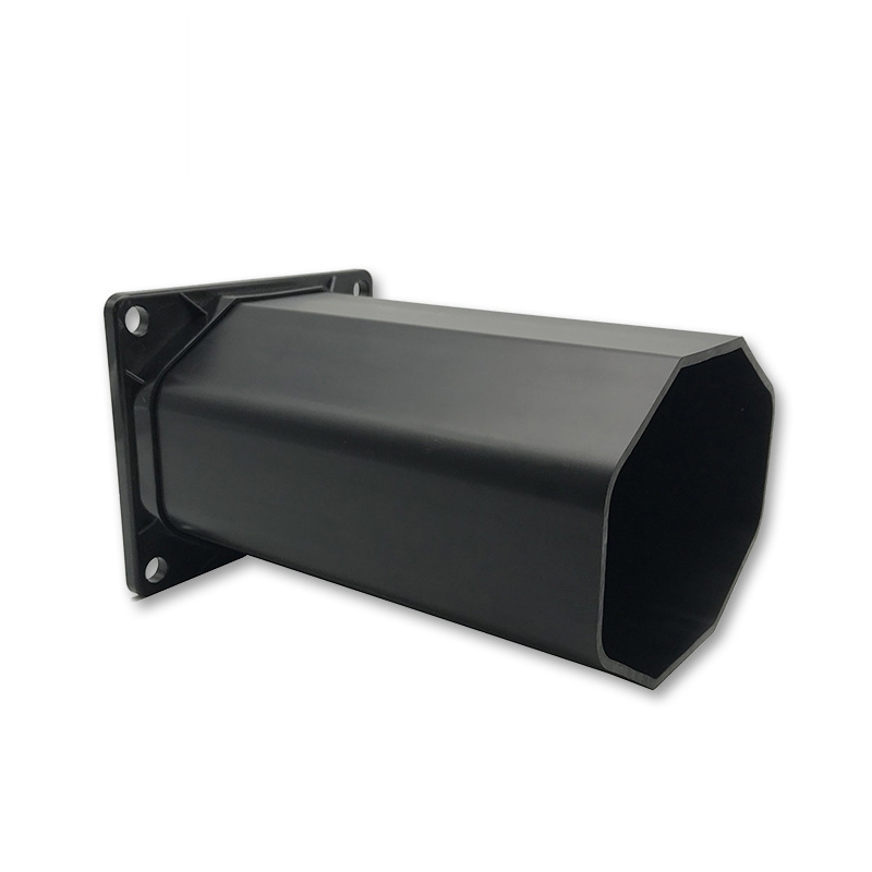 Egen PVC-plast, oktagonalt röraccessrör för badduschutrustning