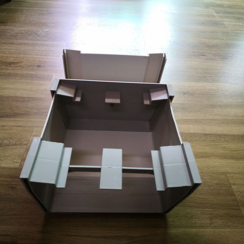 bärbart giftfritt extruderings-PVC-plasttråg för jordlös odling av plantering utan frö