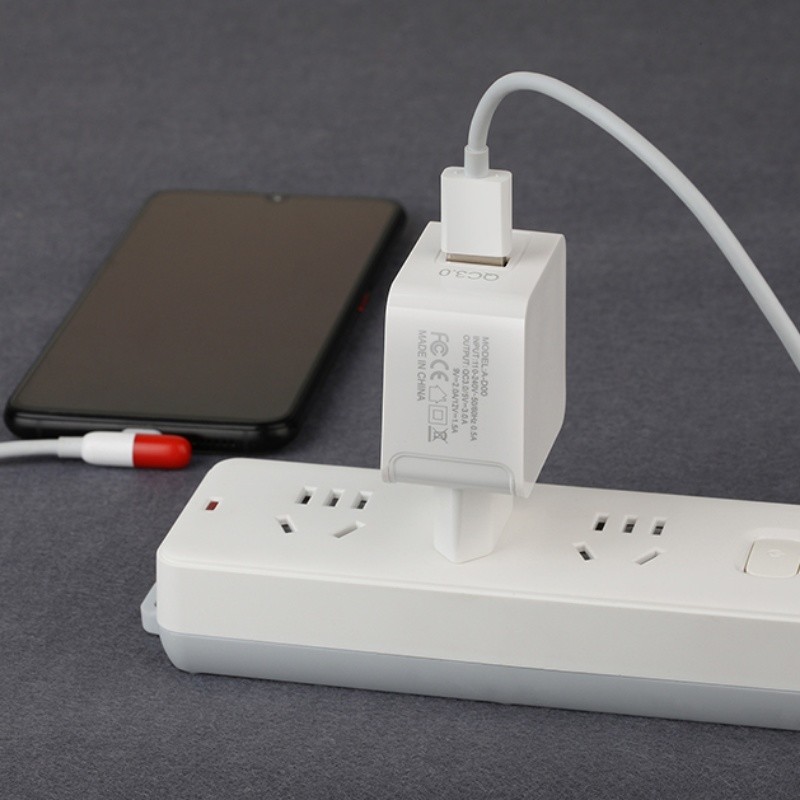 OEM Super Fast Wall Adapter 3.0 18w Laddare Usb bärbar USB-laddare