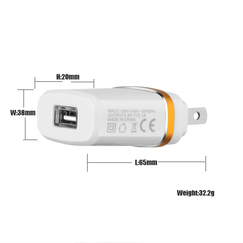 USB-vägg universell multi-resladdare Adapter Snabb mobiltelefonladdning bärbar laddare