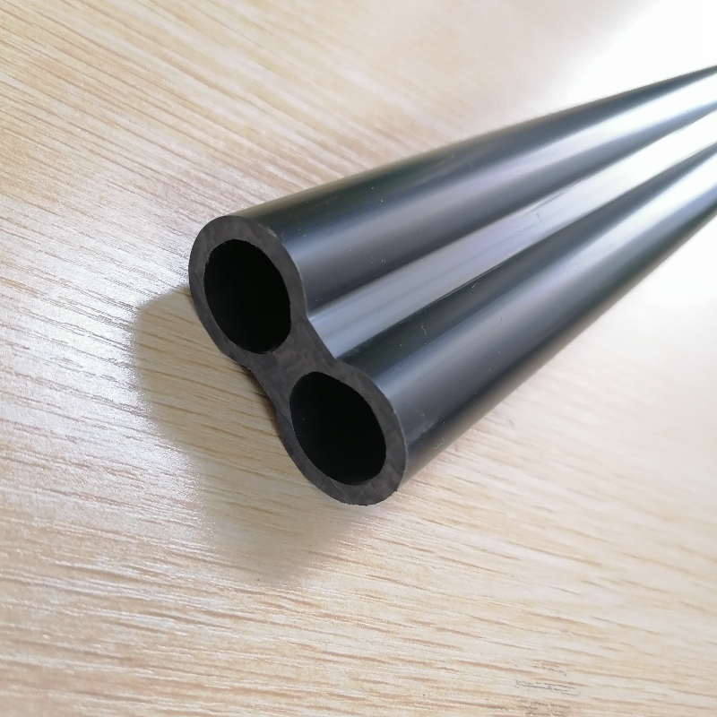 specialtillverkade, av svart, svart (svart) slang (svart) av polyvinrör (Pvc) strängsprutade pvc slangar för handtag