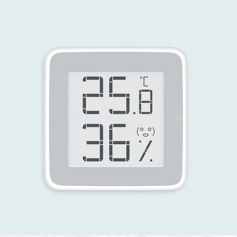 C201 Electronic E-ink Screen Thermometer Hygrometer 1 st från Xiaomi youpin - Vit
