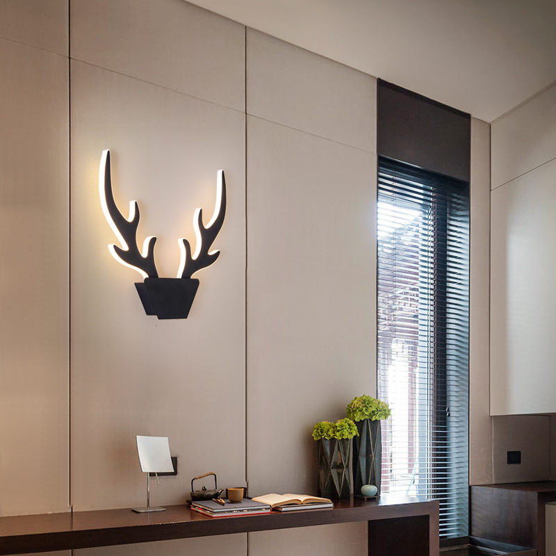 Zhongshan Art Deer Design LED-vägglampa med smart kontroll för sovrum