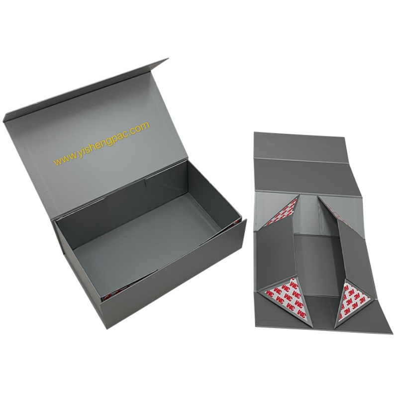 Dark Grey Folding box Anpassad låda Gångpaket