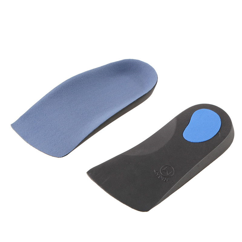 3/4 Lingth PU Hård Plast High Quality Egen Platt Feet Arch Support Orthopadic Shoe Insoles