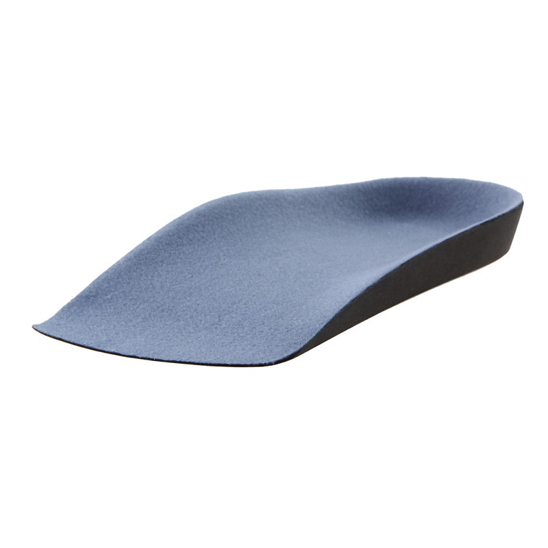 3/4 Lingth PU Hård Plast High Quality Egen Platt Feet Arch Support Orthopadic Shoe Insoles