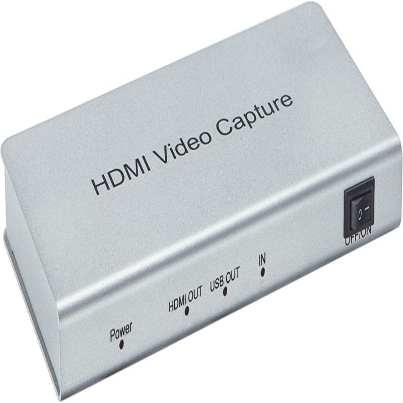 USB 3.0 HDMI-videoinspelning med HDMI Loopout, koaxial, optiskt ljud