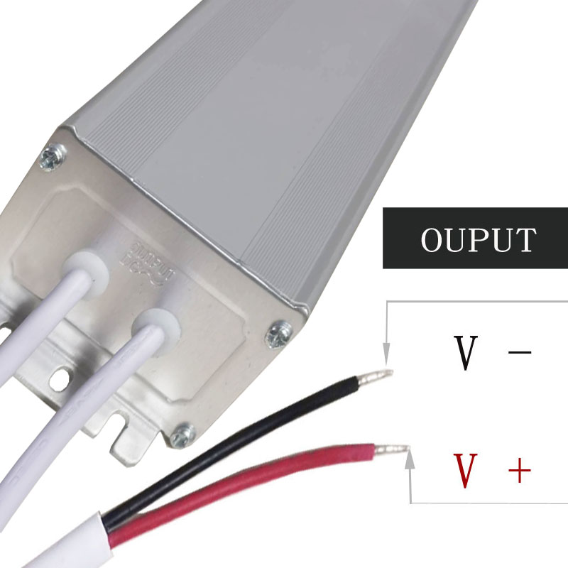 24v 150w stabiliserad spänning IP68 vattentät undervattensflykta ger aluminiumhölje