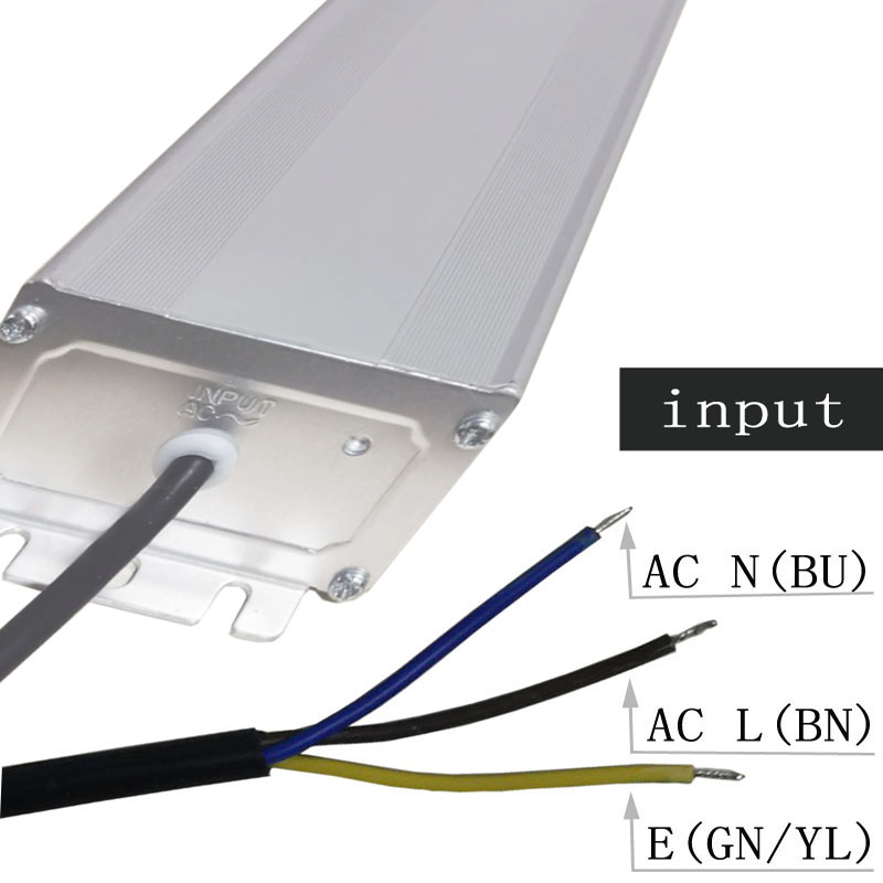 24v 150w stabiliserad spänning IP68 vattentät undervattensflykta ger aluminiumhölje