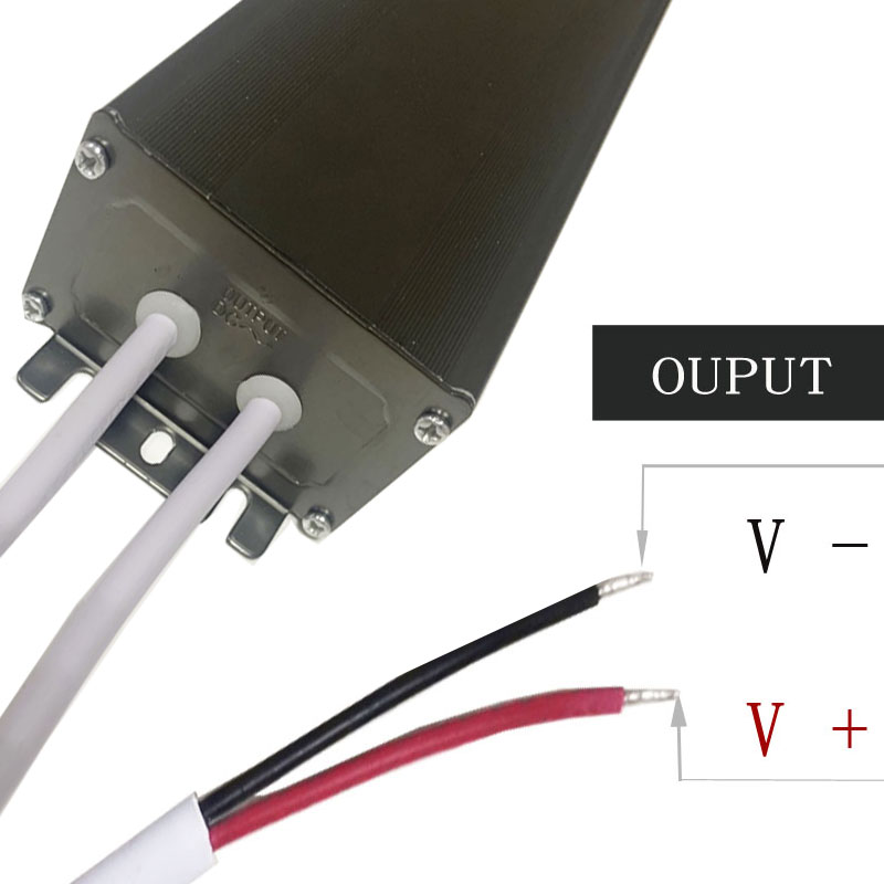 30A-360W-12V låg ström konstant spänning vattentäta LED-remsor aluminium strömförsörjning