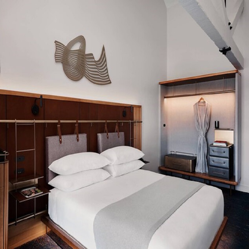 CFP1805 King Guest Room Hotel Fit-Out Möbler Garderobeskåp Bagagestativ