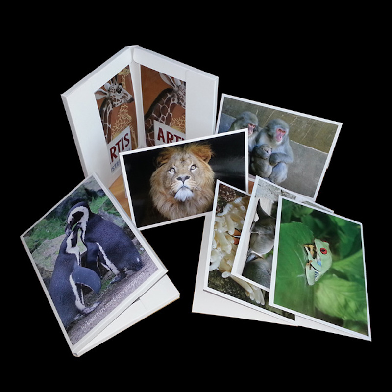 Gratis kort för alla tillfällen, papperskort, med kuvert.Souvenirer till resande