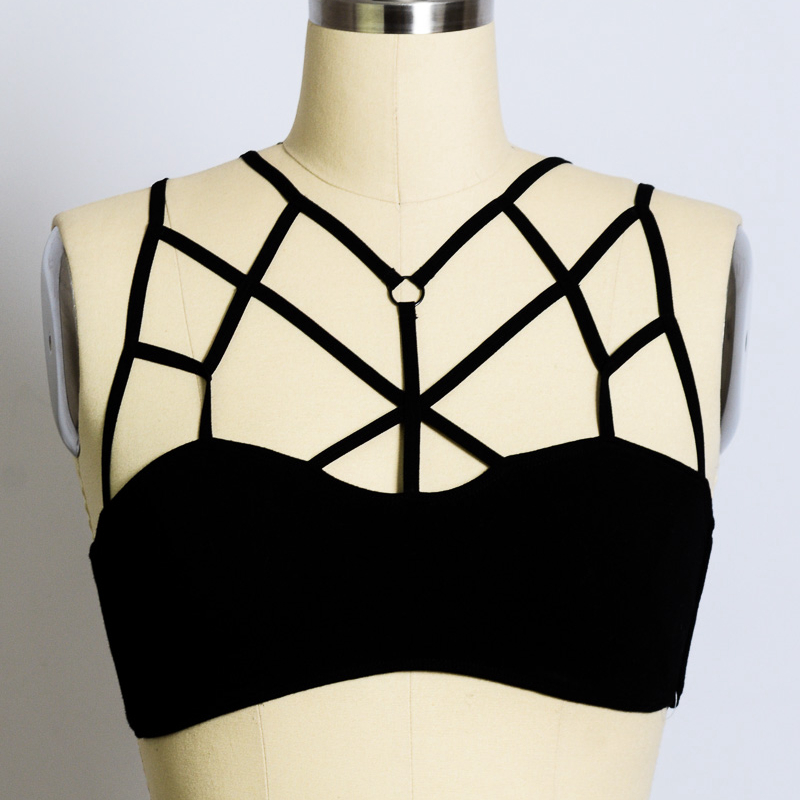 GA-016 Grace Girl Cage Front Seamless BRALETTE XS/s m/l 2 Storlek