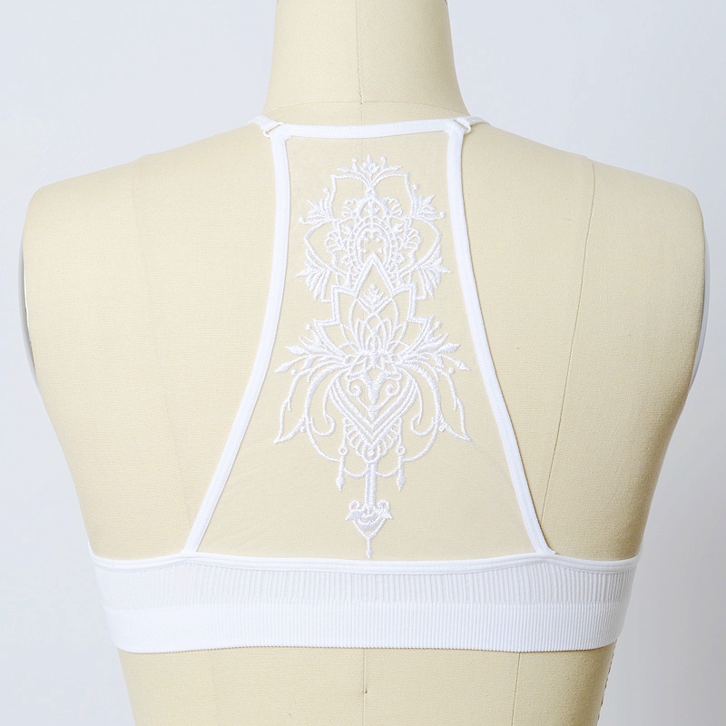Ga-5330 Grace Girl Tattoo Mesh Racerback Bralette Partihandel