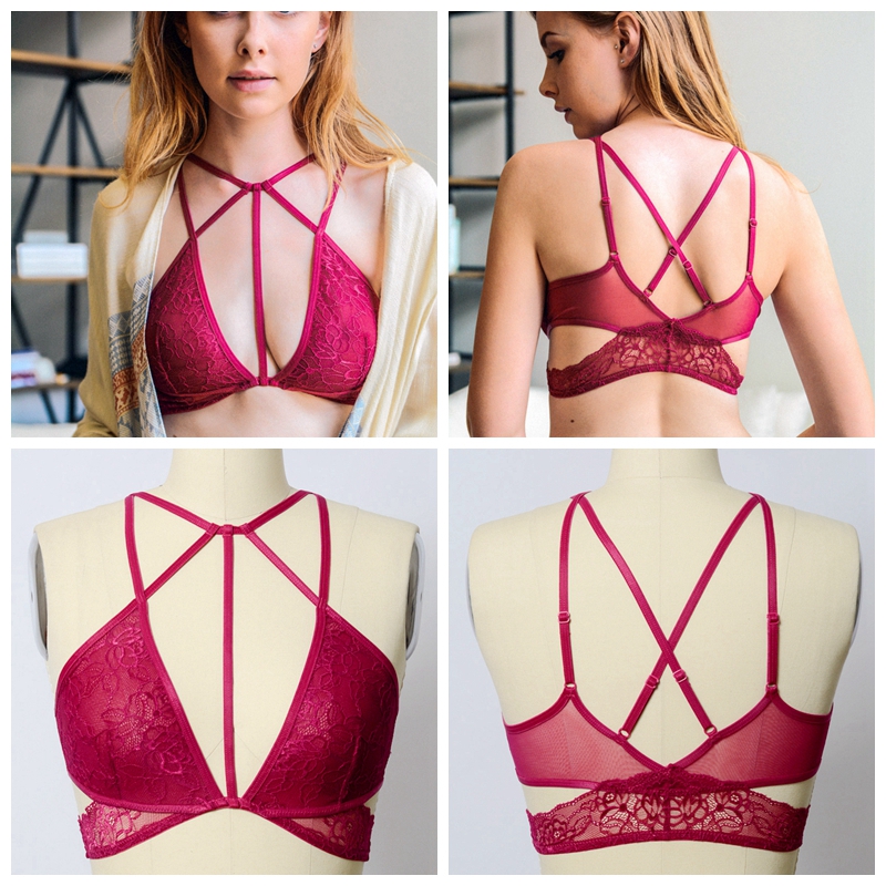 GA-5380 Grace Girl Strappy Lace Bralette Partihandel