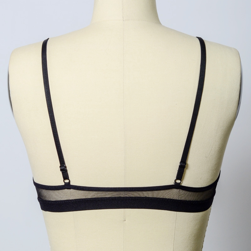 GA-5419 Grace Girl Rose Broderi Patch Strap Bralette Partihandel