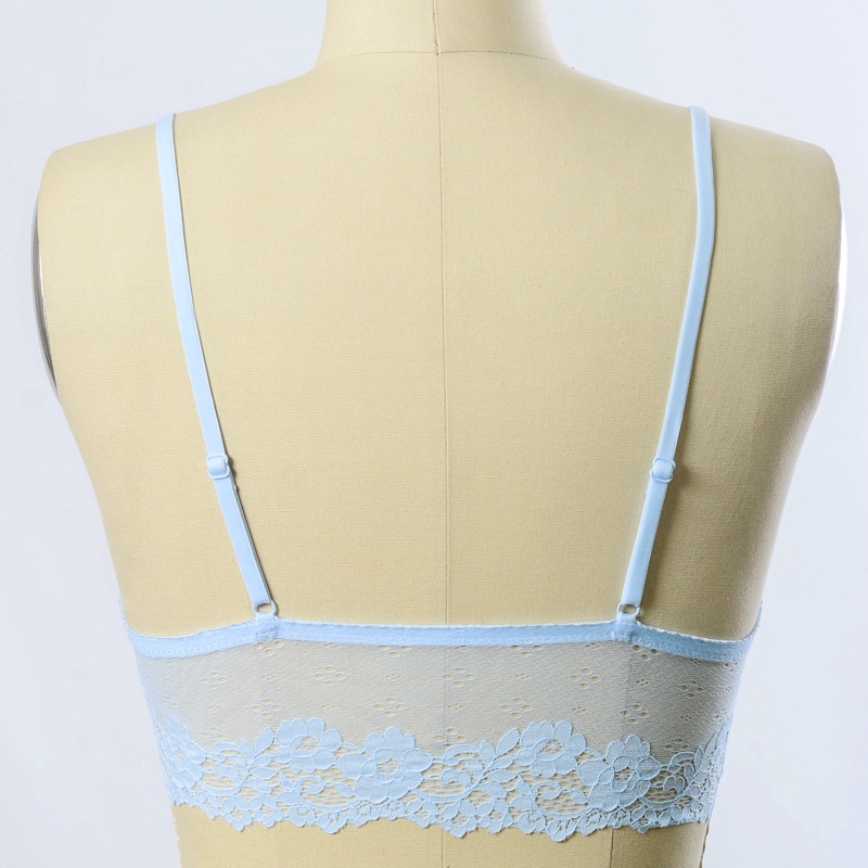 Ga-5430 Grace Girl Floral Lace Strappy Bralette Partihandel