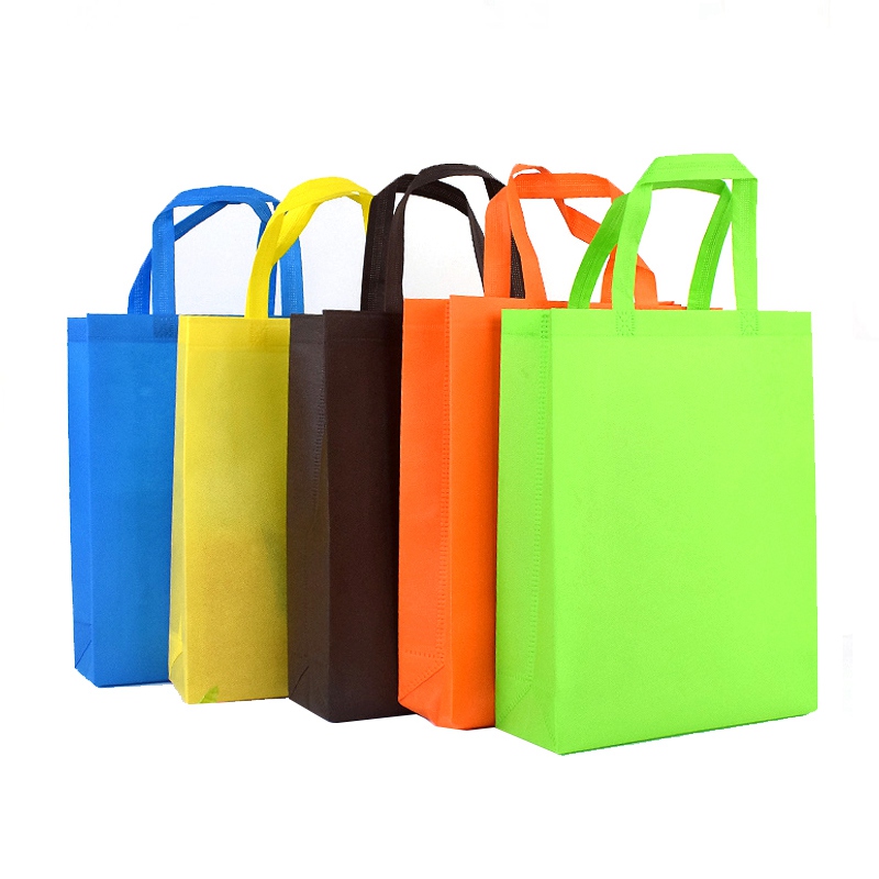 Icke-vävda påsar Återanvändbara miljövänliga icke-Woven lagringspåsar Promotional Shopping Bag