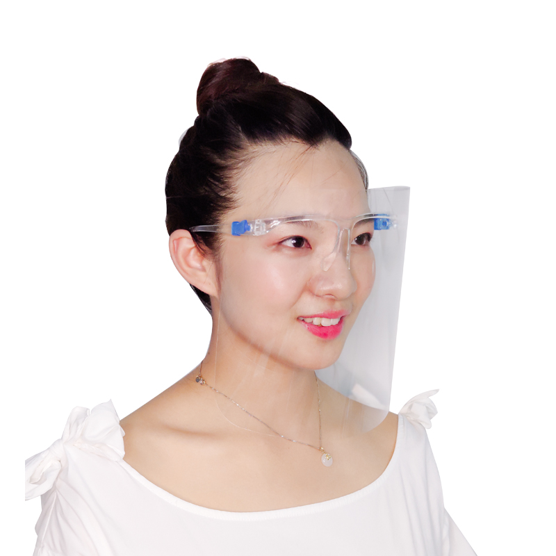Skyddsinstrument mot dimmaweather Clear Plastic Face Guard Glass