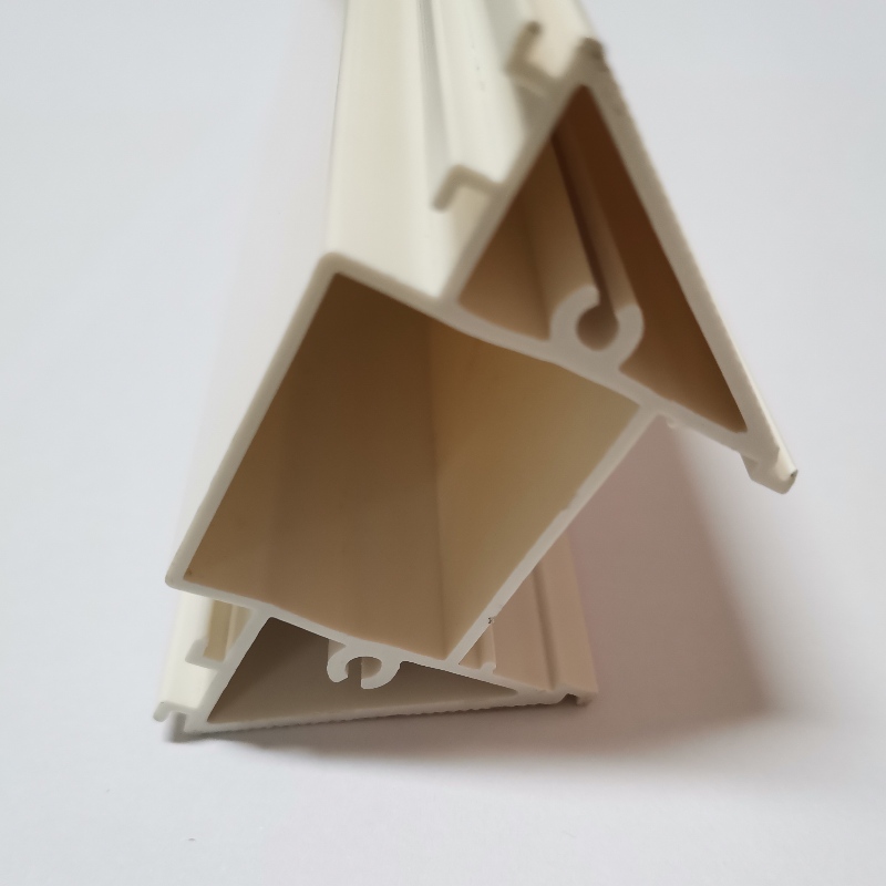 Utvilad plastprofillextrudering pvc plastsektion för belysning som glider från kinesisk plasttillverkare