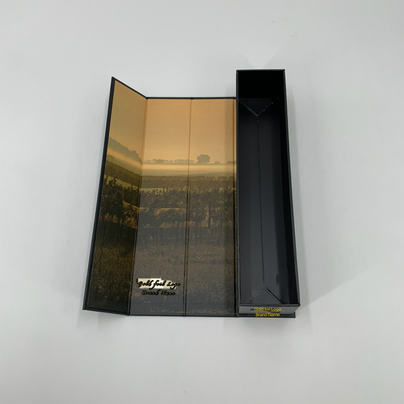 Anpassa Make Wine Bottle Box för Champagne Wedding Wine Box