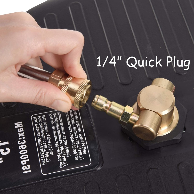 rengöringsutrustning för tvättmaskin med 1\/4 snabbkoppling