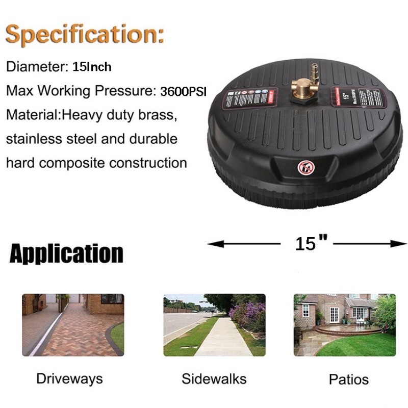 rengöringsutrustning för tvättmaskin med 1\/4 snabbkoppling