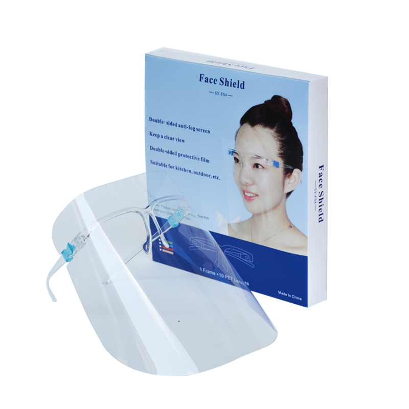 Plast Transparent Protector Anti Splash Full Facial Face Protection Glasses Face Guard Shield