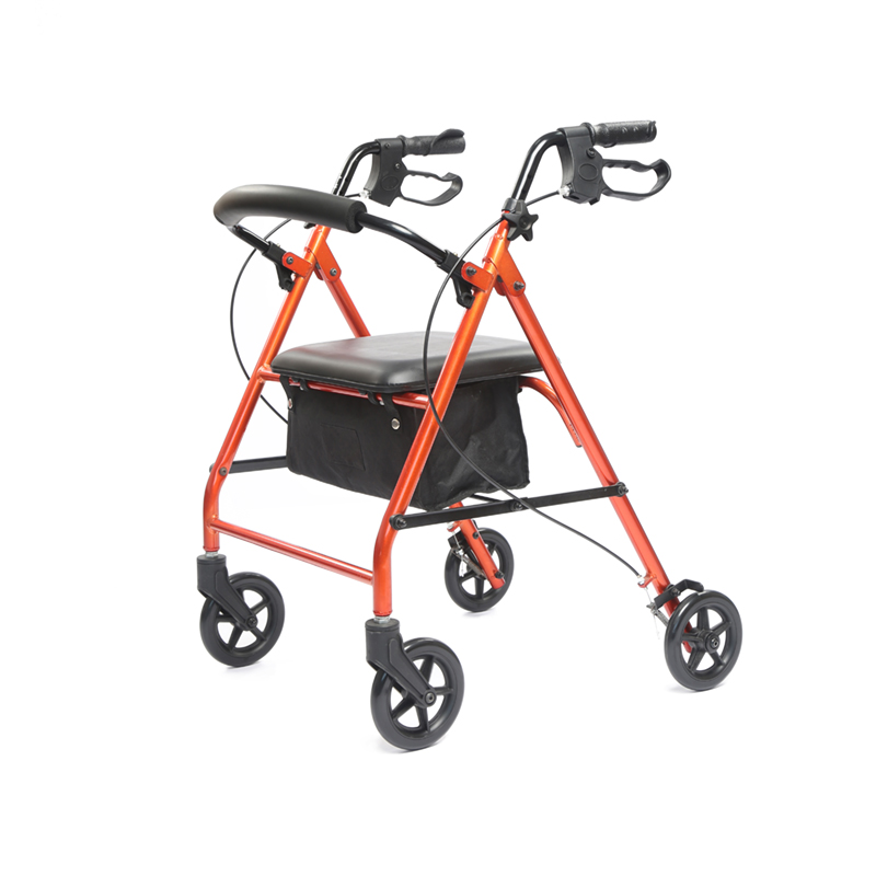 Aluminium 4 hjul- rullator, Rolling walker