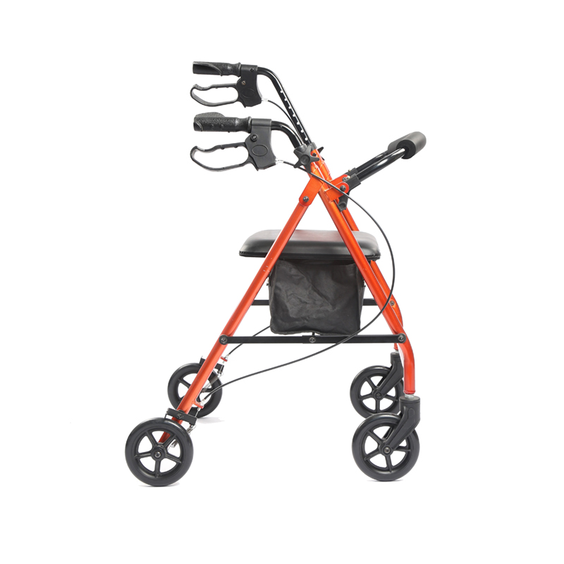 Aluminium 4 hjul- rullator, Rolling walker