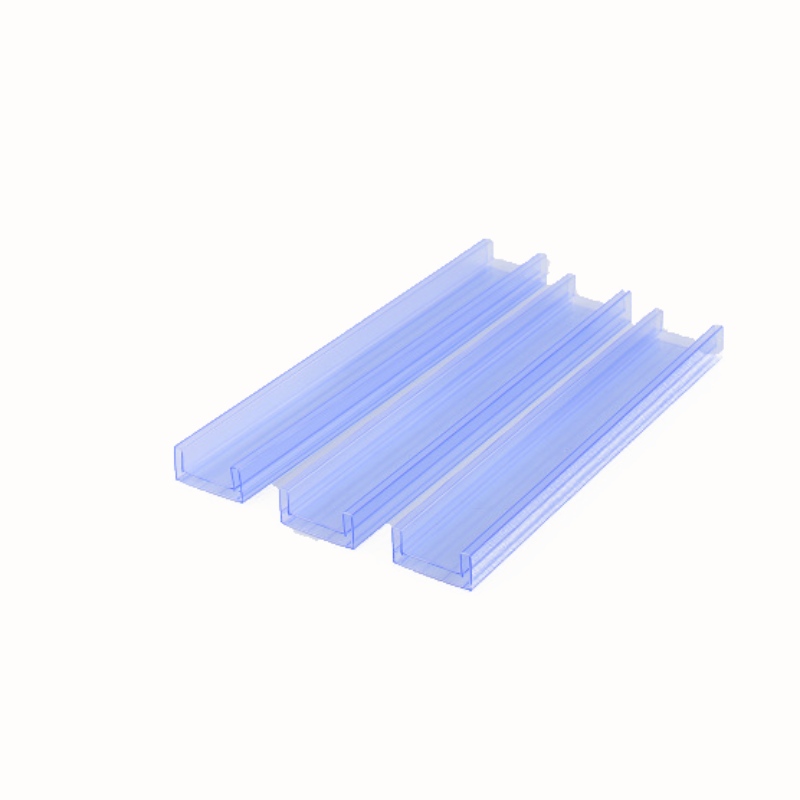 Transparent PVC-förpackningsrör transparent elektroniska komponenter IC-rör