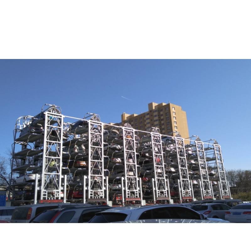 Kina karusell smart parkering utrustning byggnad utanför vertikala cirkulation tillverkare av roterande parkeringssystem