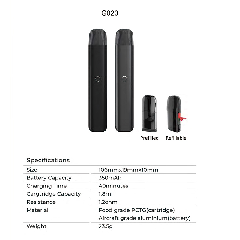 U003 Torr bränning och bakning av elektroniska cigaretter