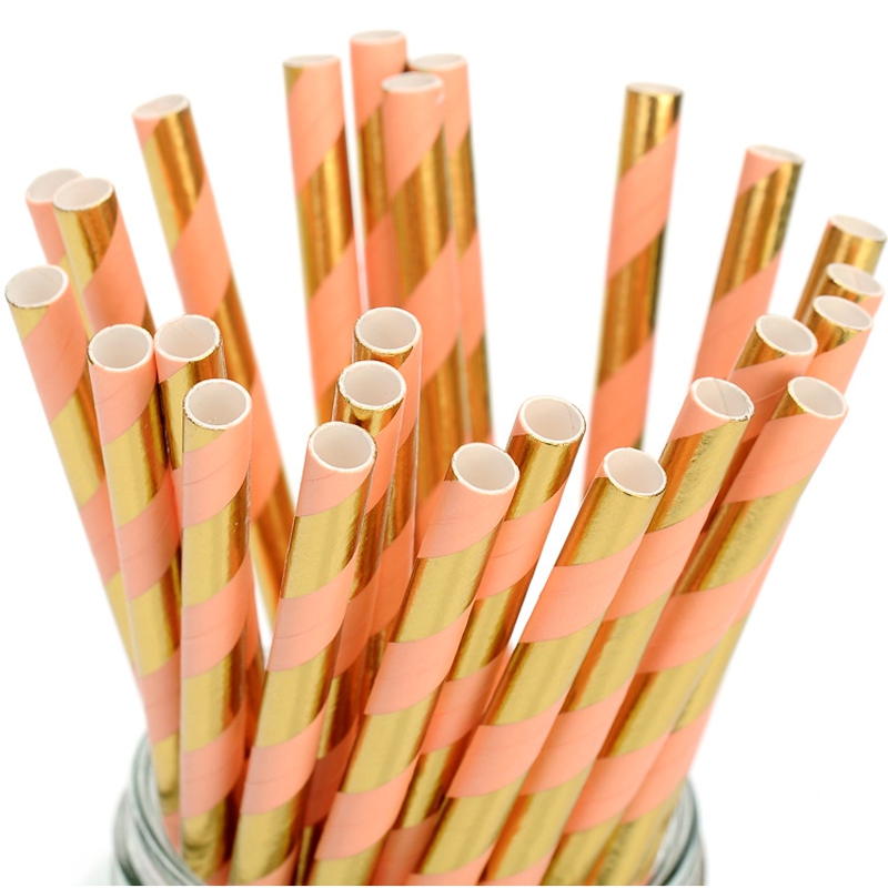 Laser laminering av metallpapper Straw