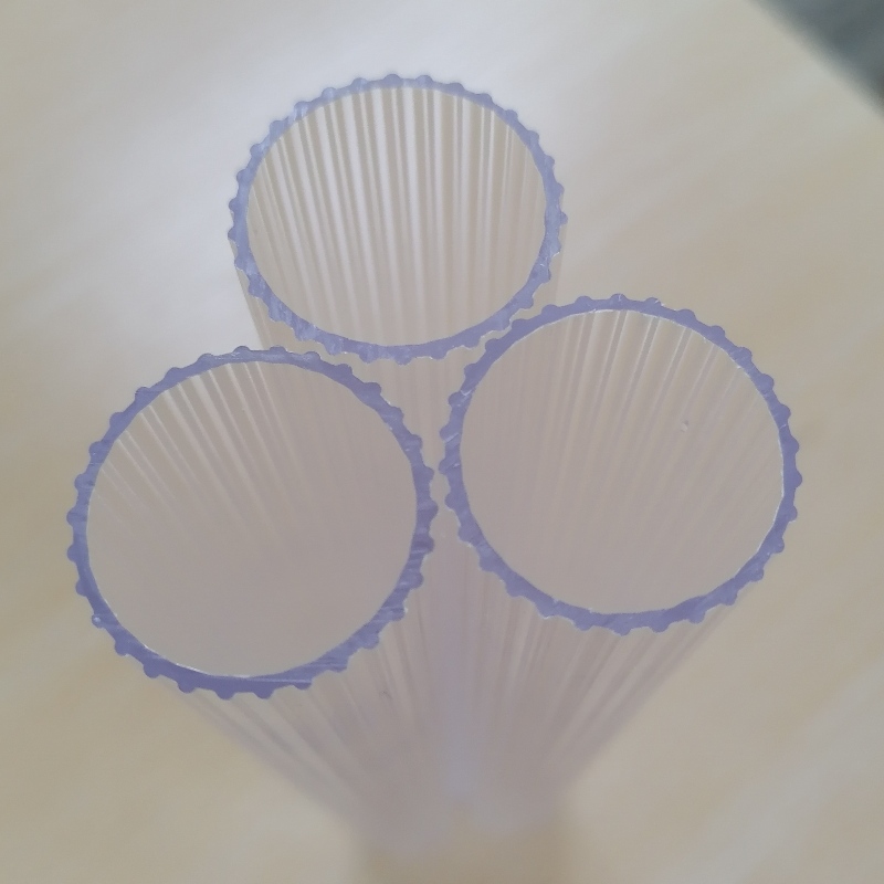 Dual-Color Co-Extrusion Polykarbonat Extrusion Lampskärm Clear LED Lighting Cover Profiles