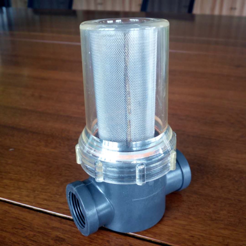 1 tum NPT kvinnlig in-line slangfilter