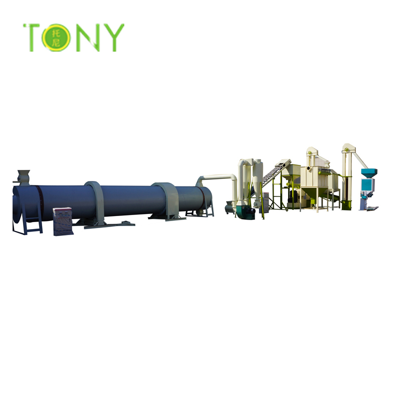 TONY pelletslinje för sågspån av biomassavfall till salu