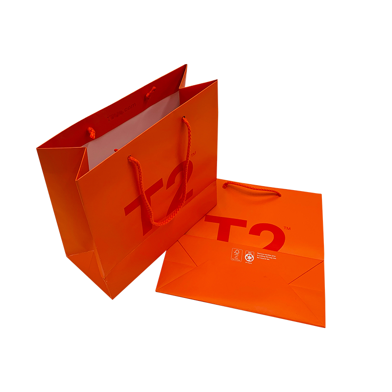 Färska orange detaljhandelspåsar