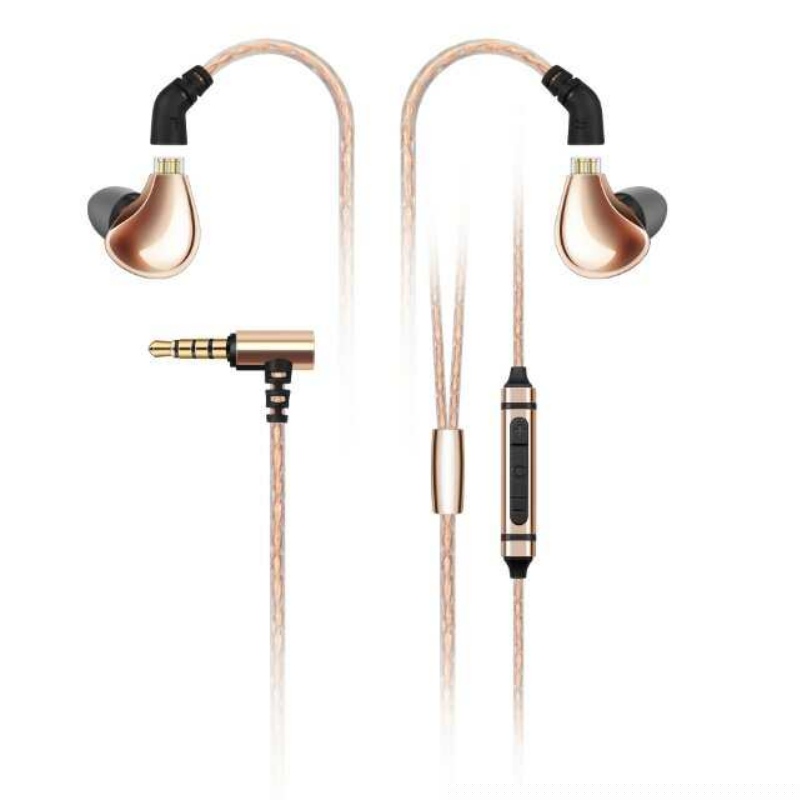 HIFI Bass in Ear Monitor Hybrid-teknik Öronfoner Buller Annullering Öronhylsor Sportskolor